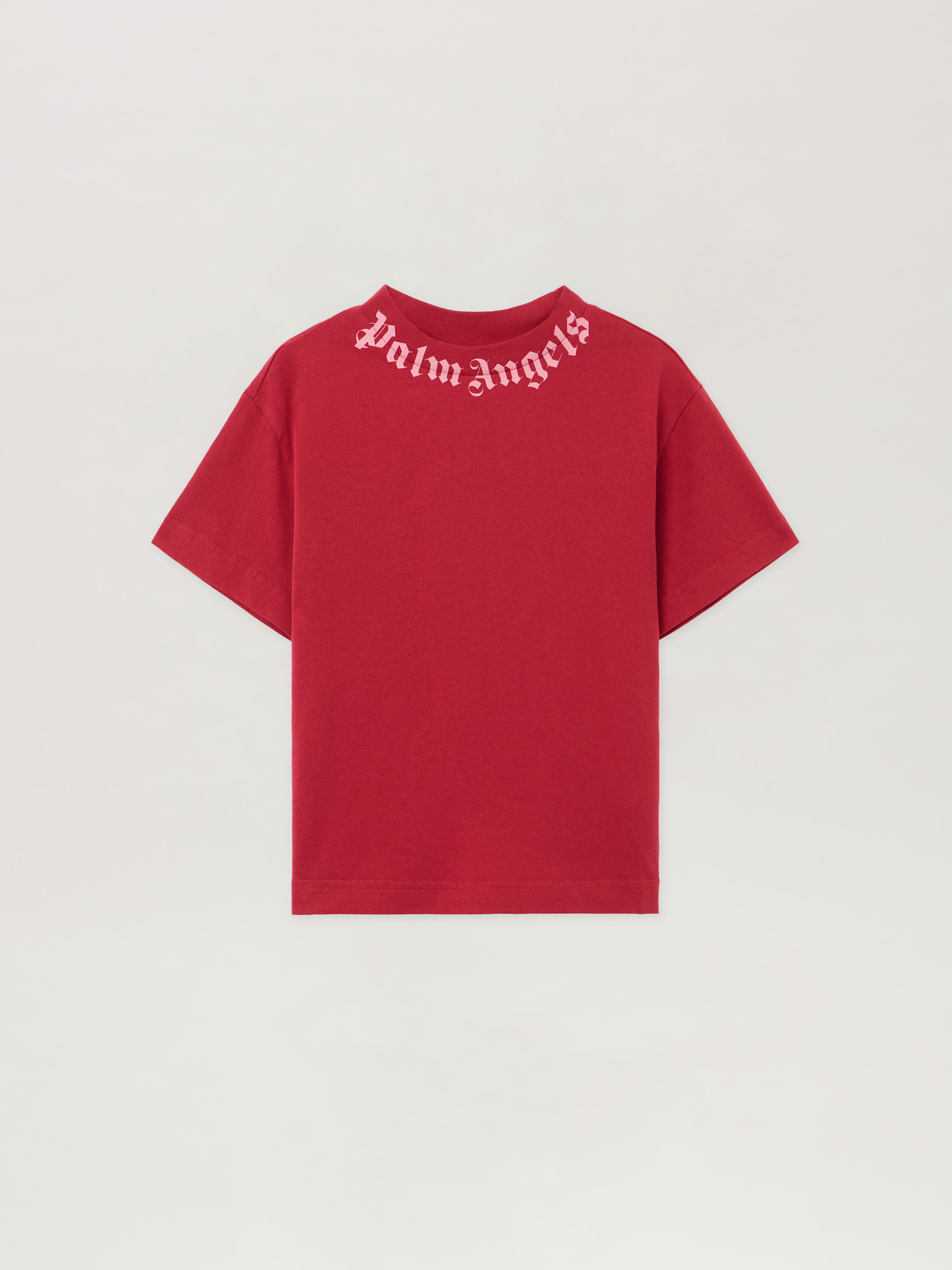 Neck Logo Reg.tshirt S/s Kids  Brick Red