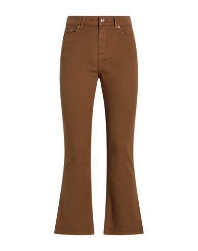 Woman Pants Brown Size 25 Cotton, Elastane