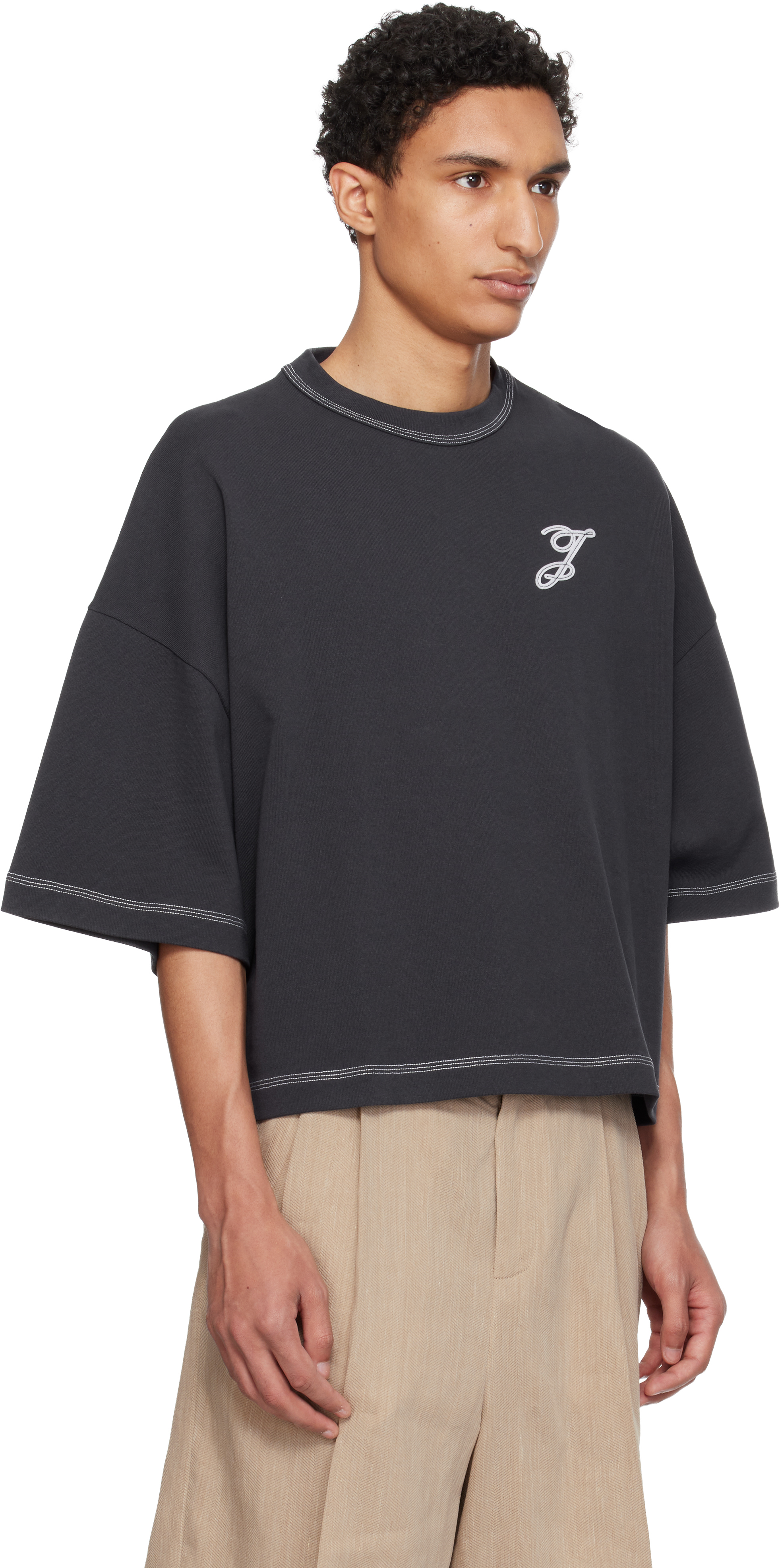 Navy 'The Letro' T-shirt
