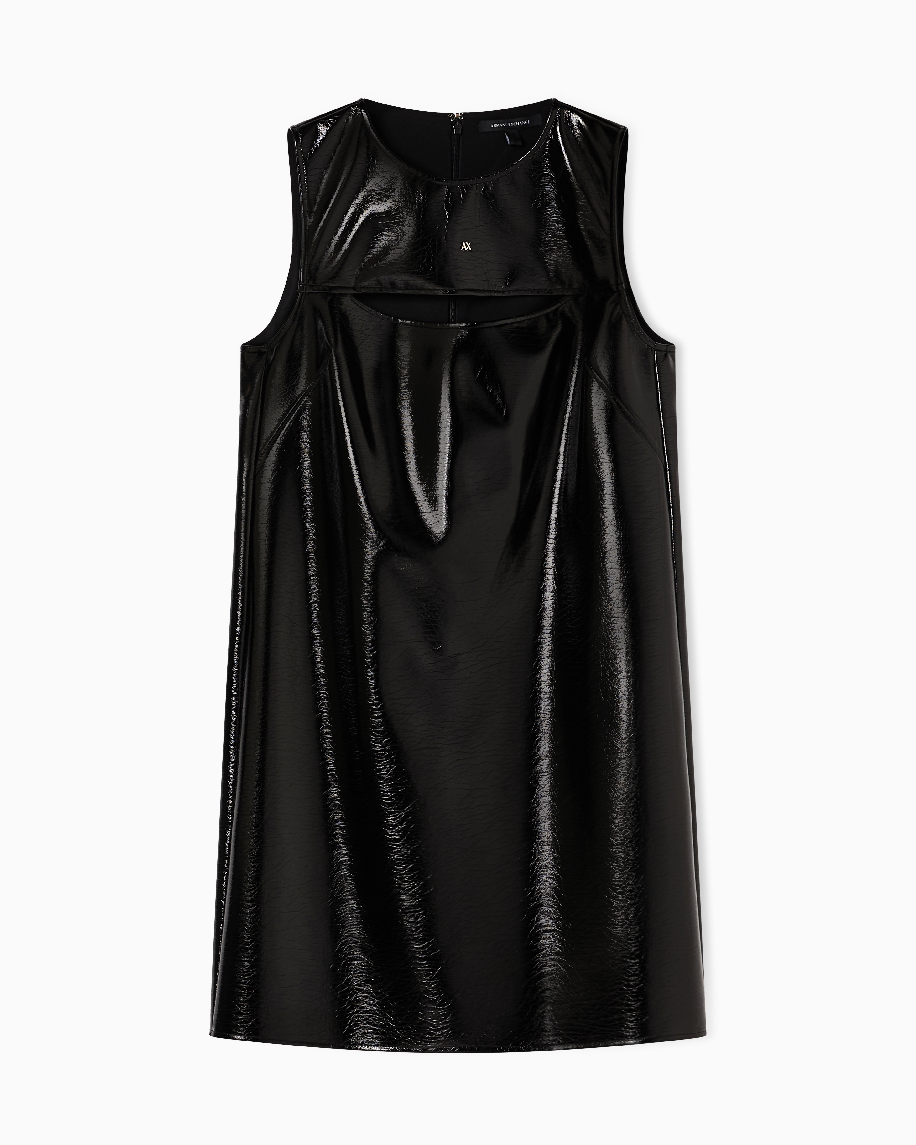 Wet Look Vinyl Minidress