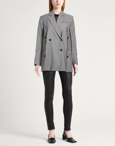 Woman Blazer Grey Size 2 Virgin Wool
