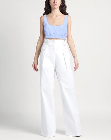 Woman Top Azure Size L Cotton