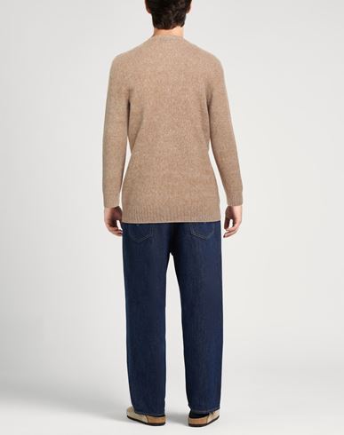 Man Sweater Camel Size 36 Lambswool
