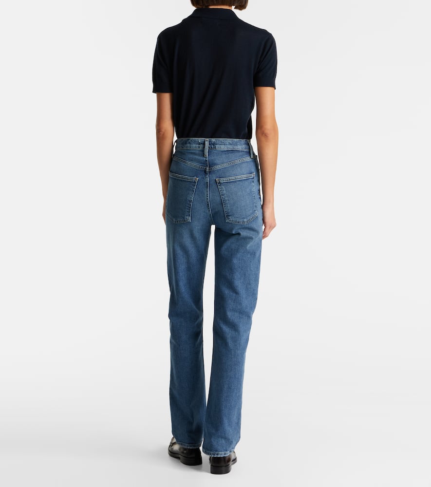 90's Pinch Waist high-rise straight jeans