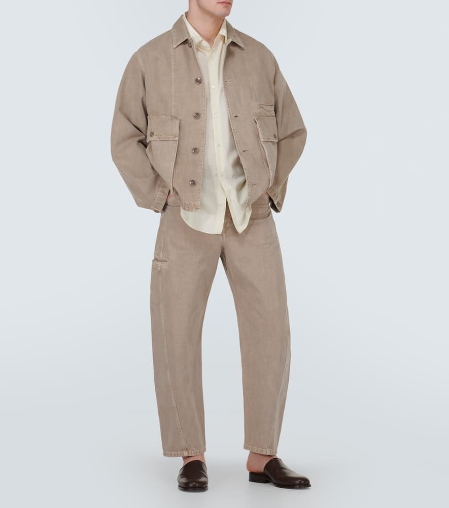 Double Pocket cotton-blend voile shirt