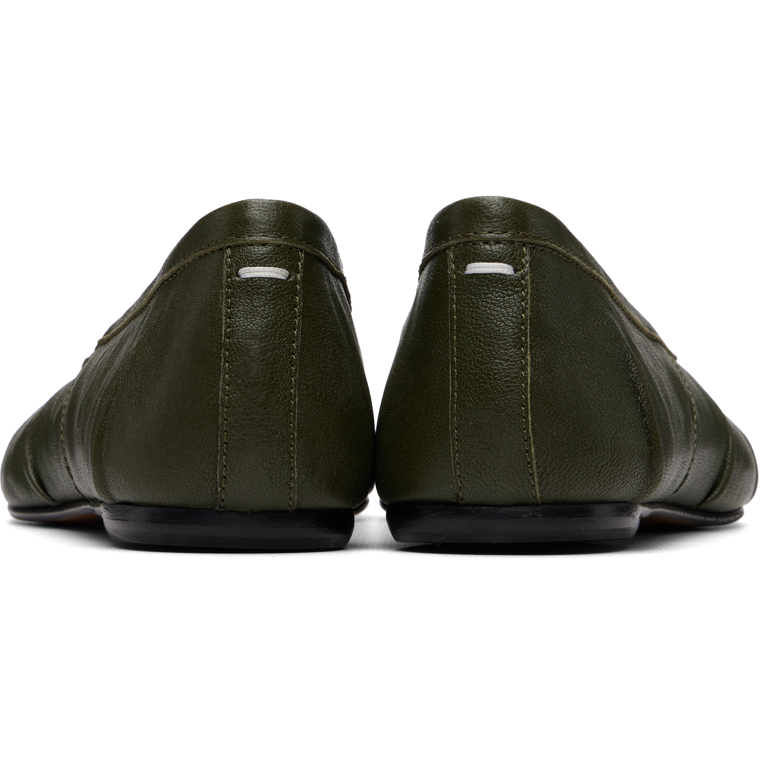 Khaki Tabi Ballerina Flats