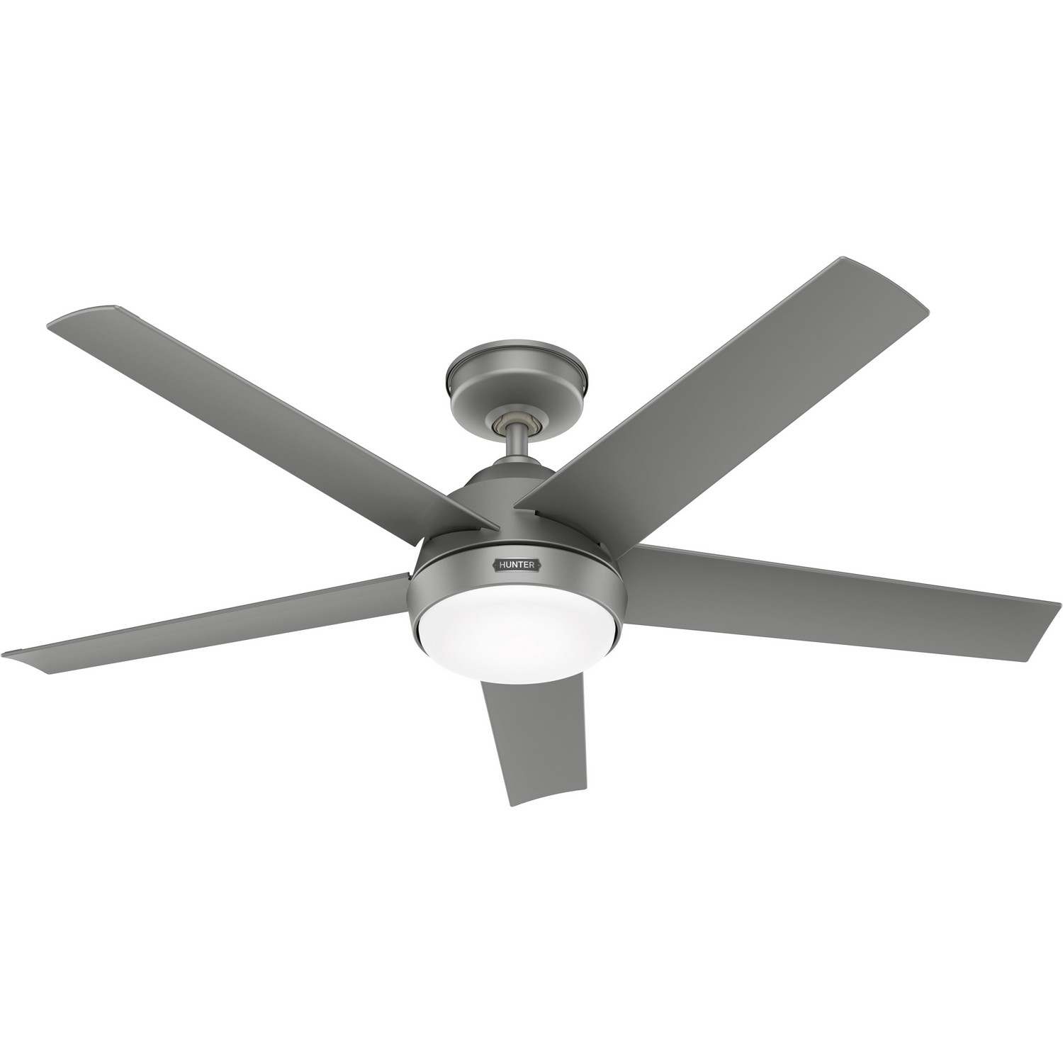 Matte Silver 52"Ceiling Fan from the Skyflow Collection