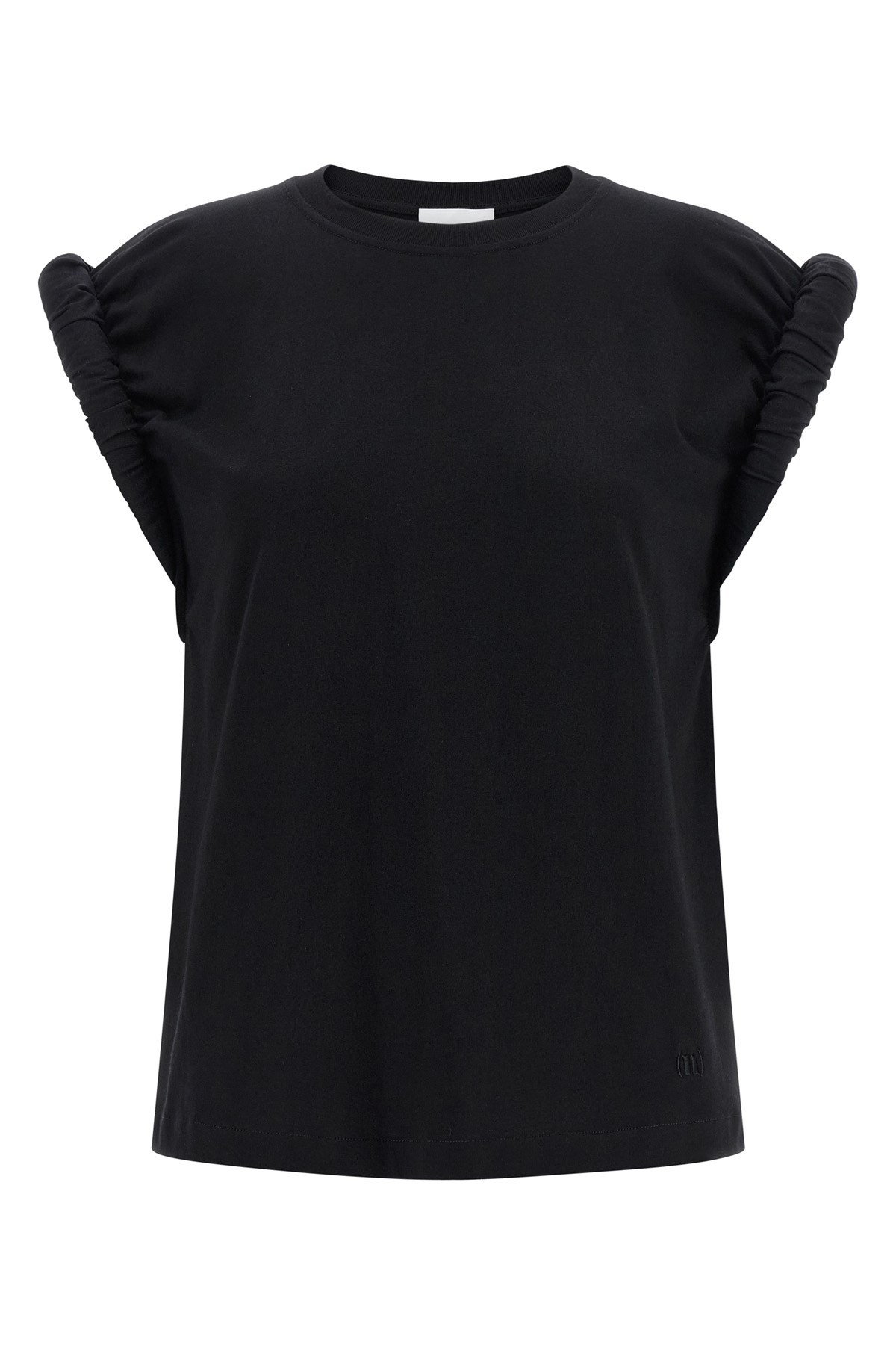 Curled Sleeve T-Shirt