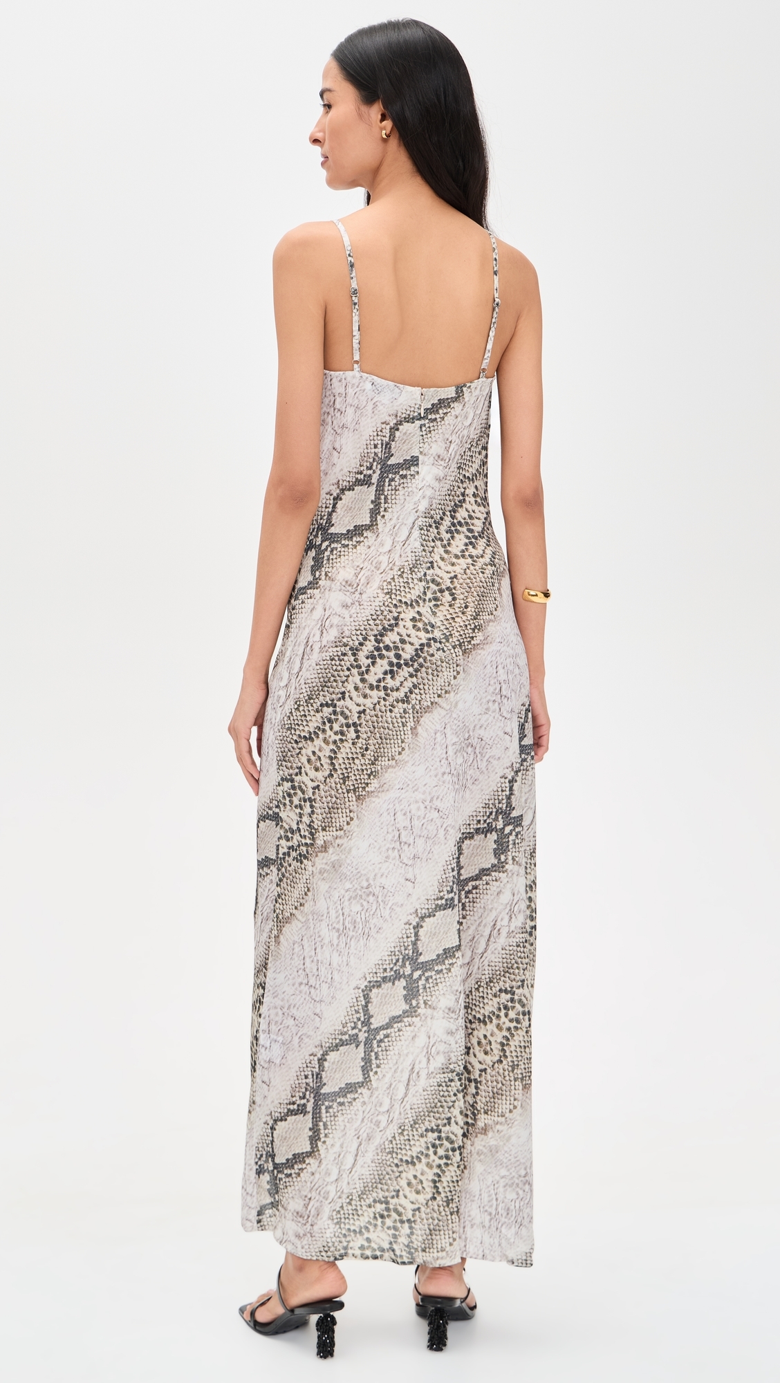Fontana Maxi Dress Snake Print