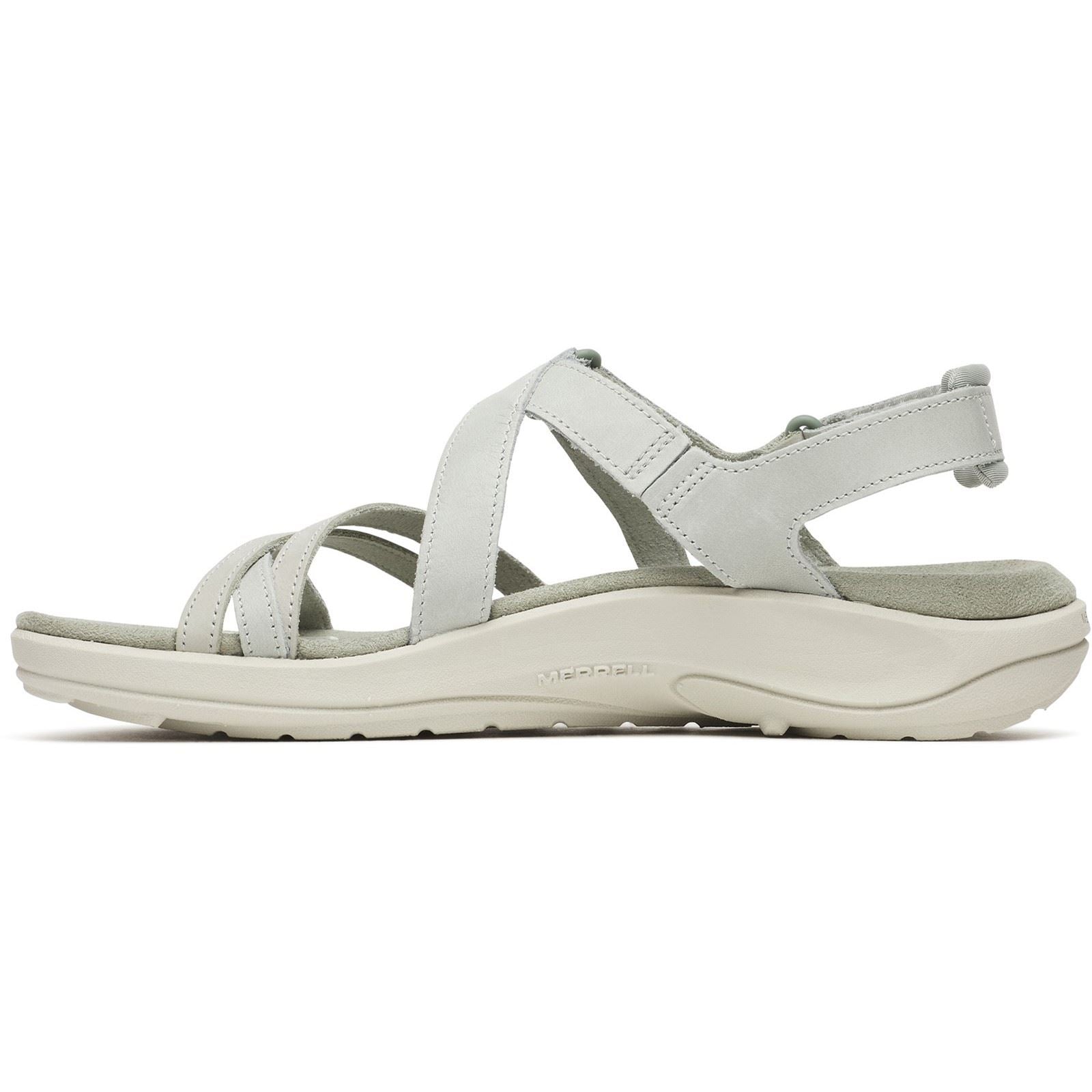 Merrell Harbor Backstrap Leather Women's Light Green Sanda