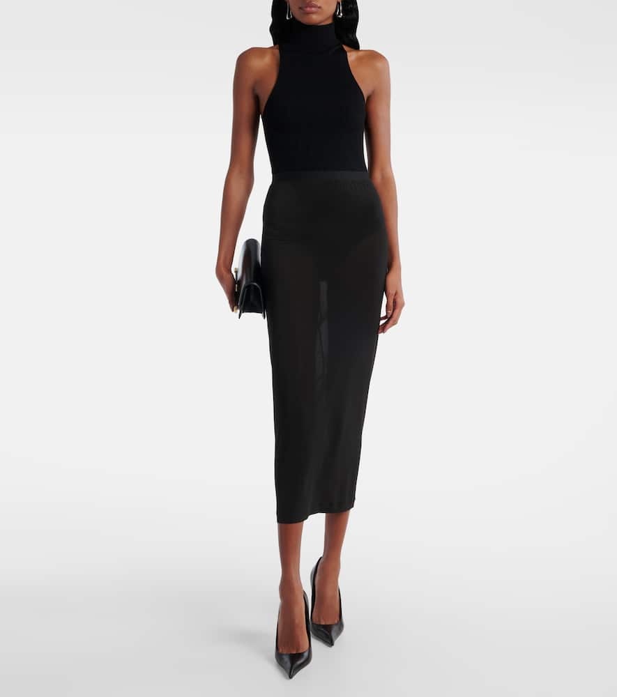 Wardrobe. NYC Sheer midi skirt