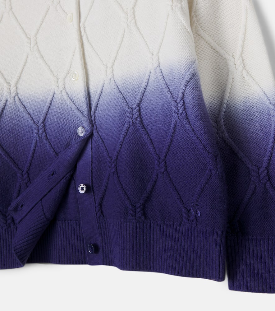 Larelle cotton and cashmere cardigan