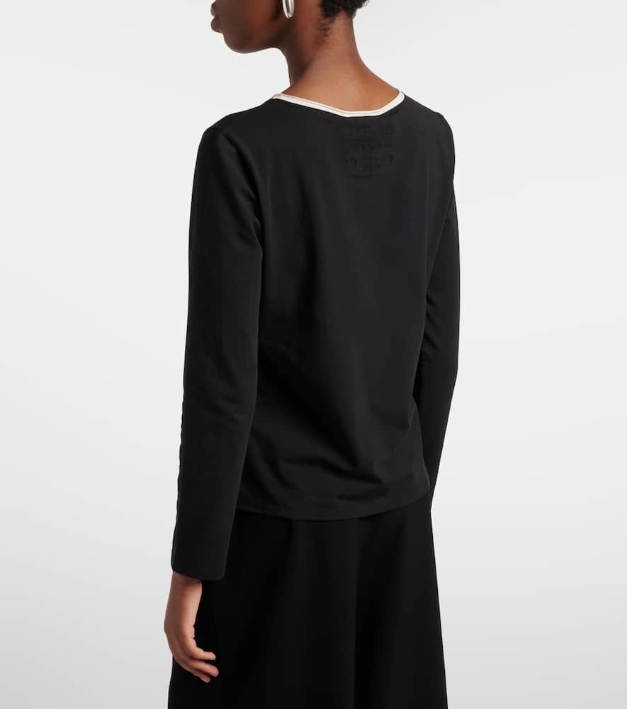 Divina cotton-blend T-shirt