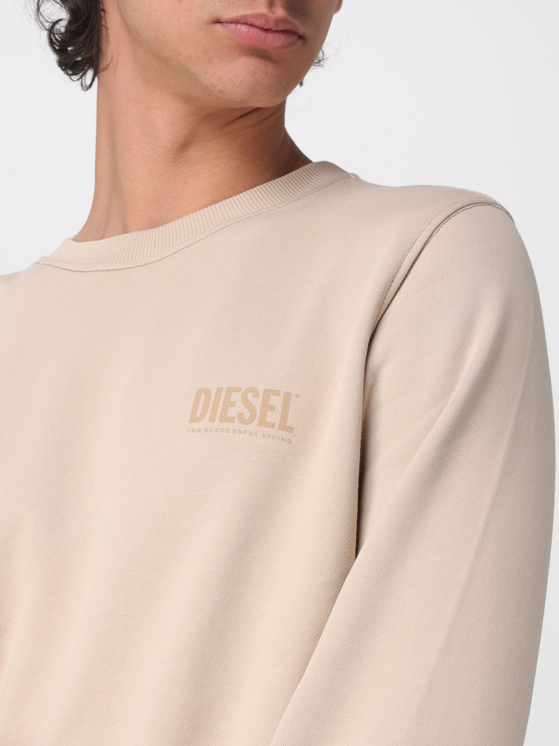 Sweatshirt Men color Cream