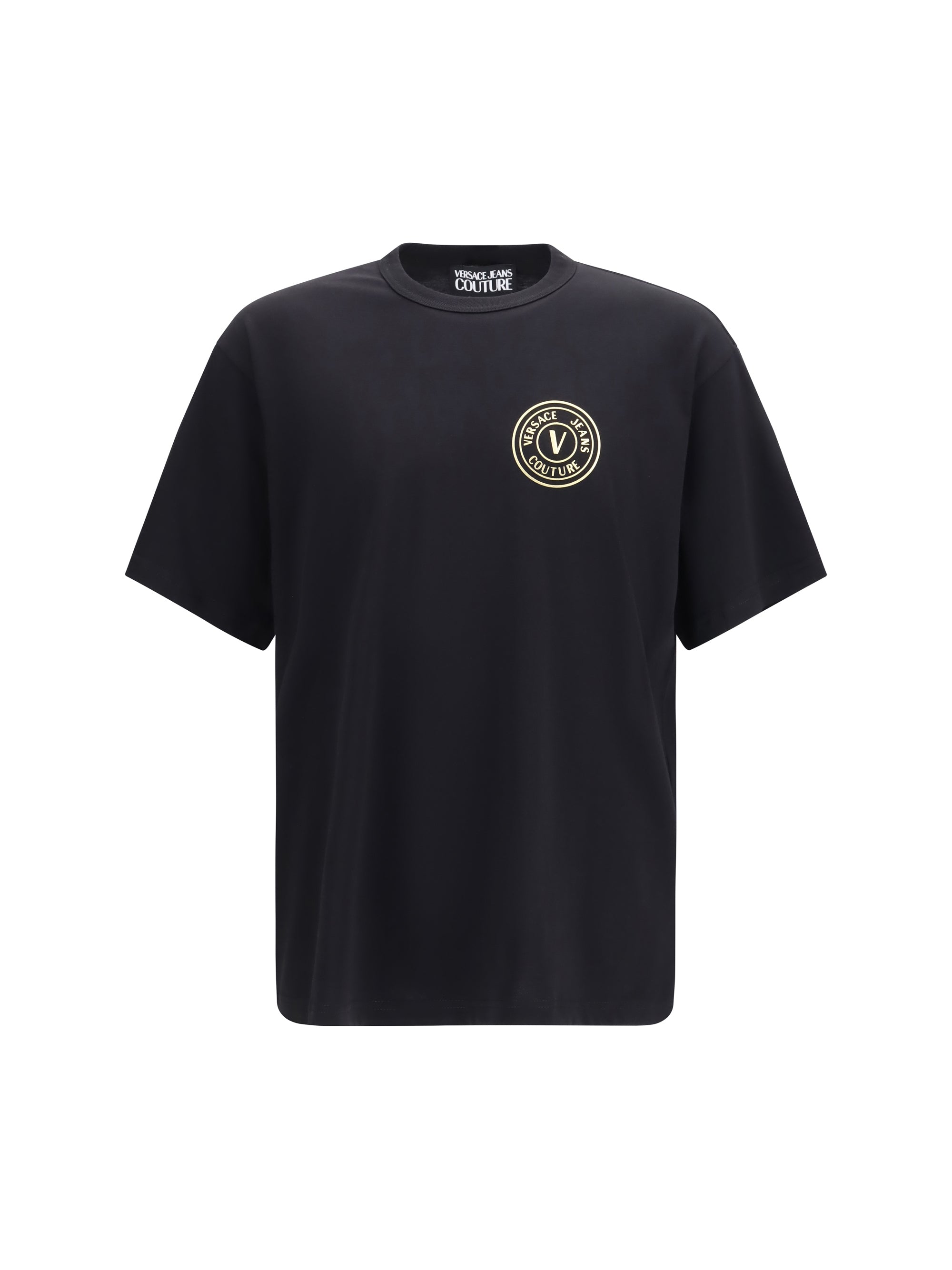 Logo-Embroidered Cotton T-Shirt — Black