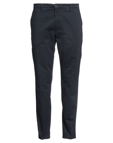 Man Pants Navy Size 28 Cotton, Elastane