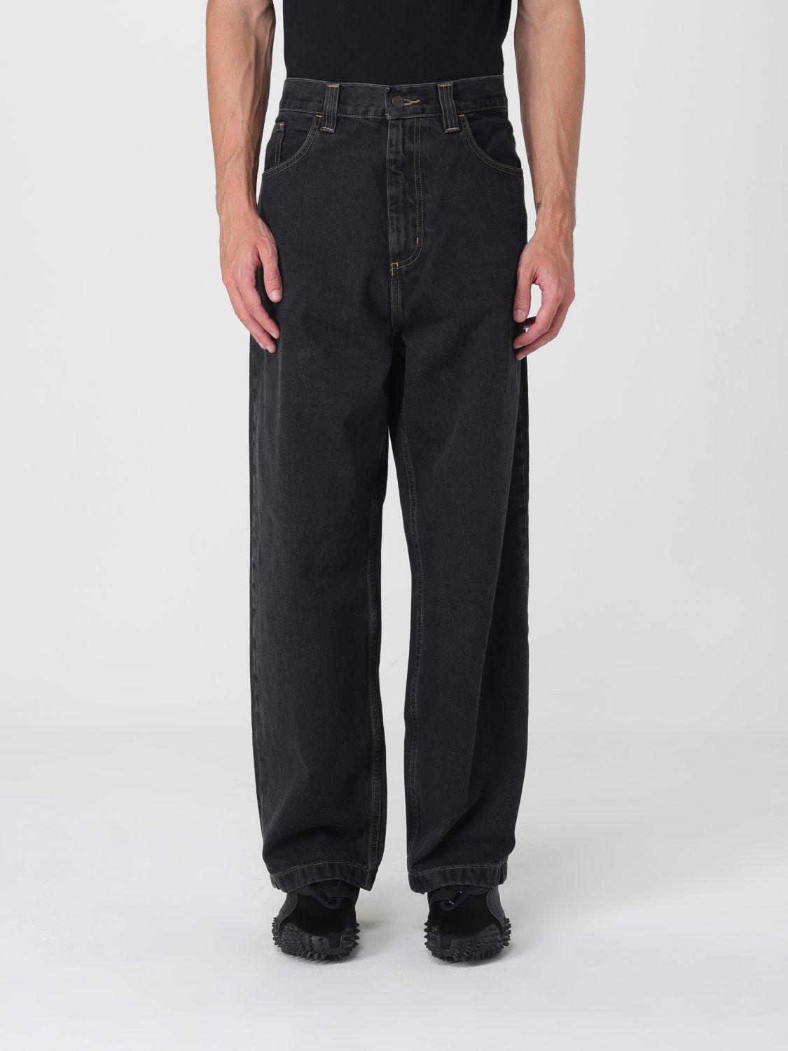 Pants Men color Black