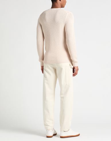 Man Sweater Off white Size L Wool, Acrylic