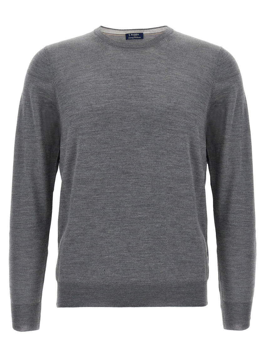 Grey Wool and silk sweater