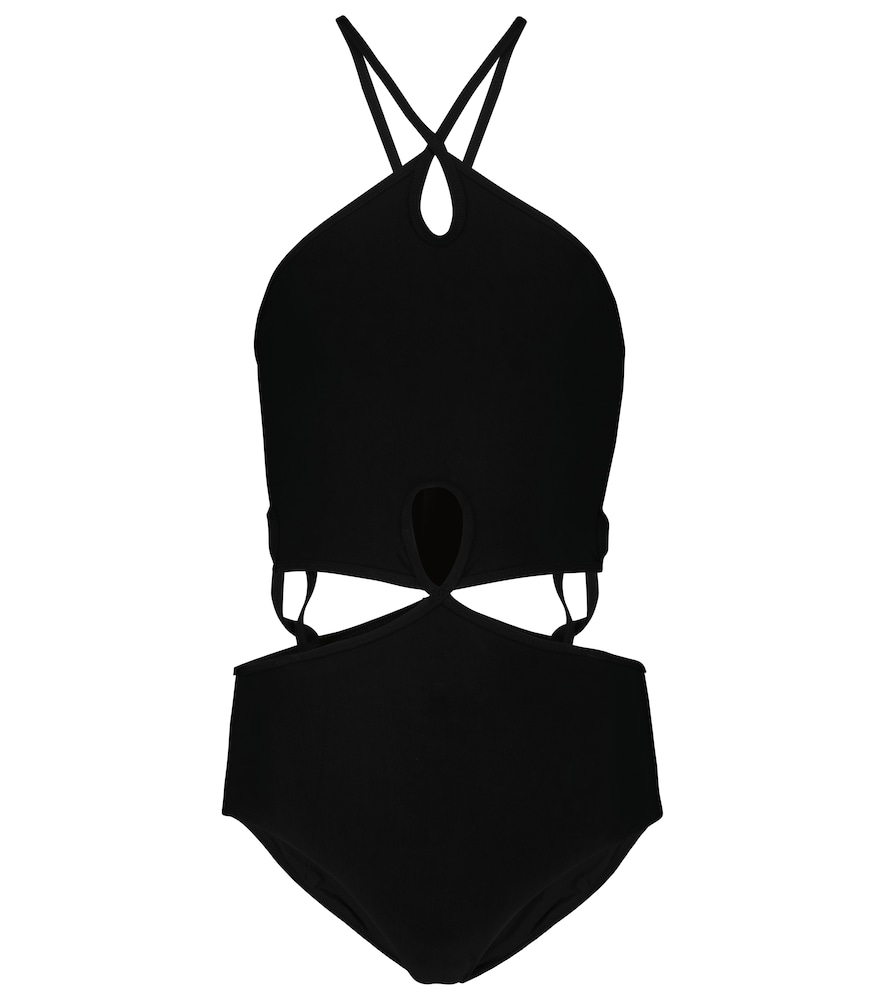 Christopher Esber Cutout halterneck swimsuit