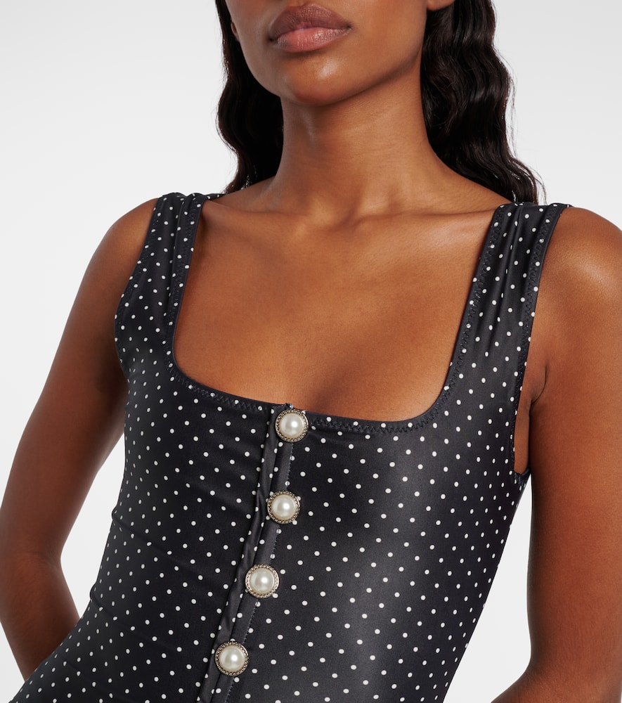 Grace polka-dot swimsuit