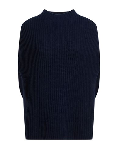Woman Sweater Navy Size 8 Wool, Cashmere