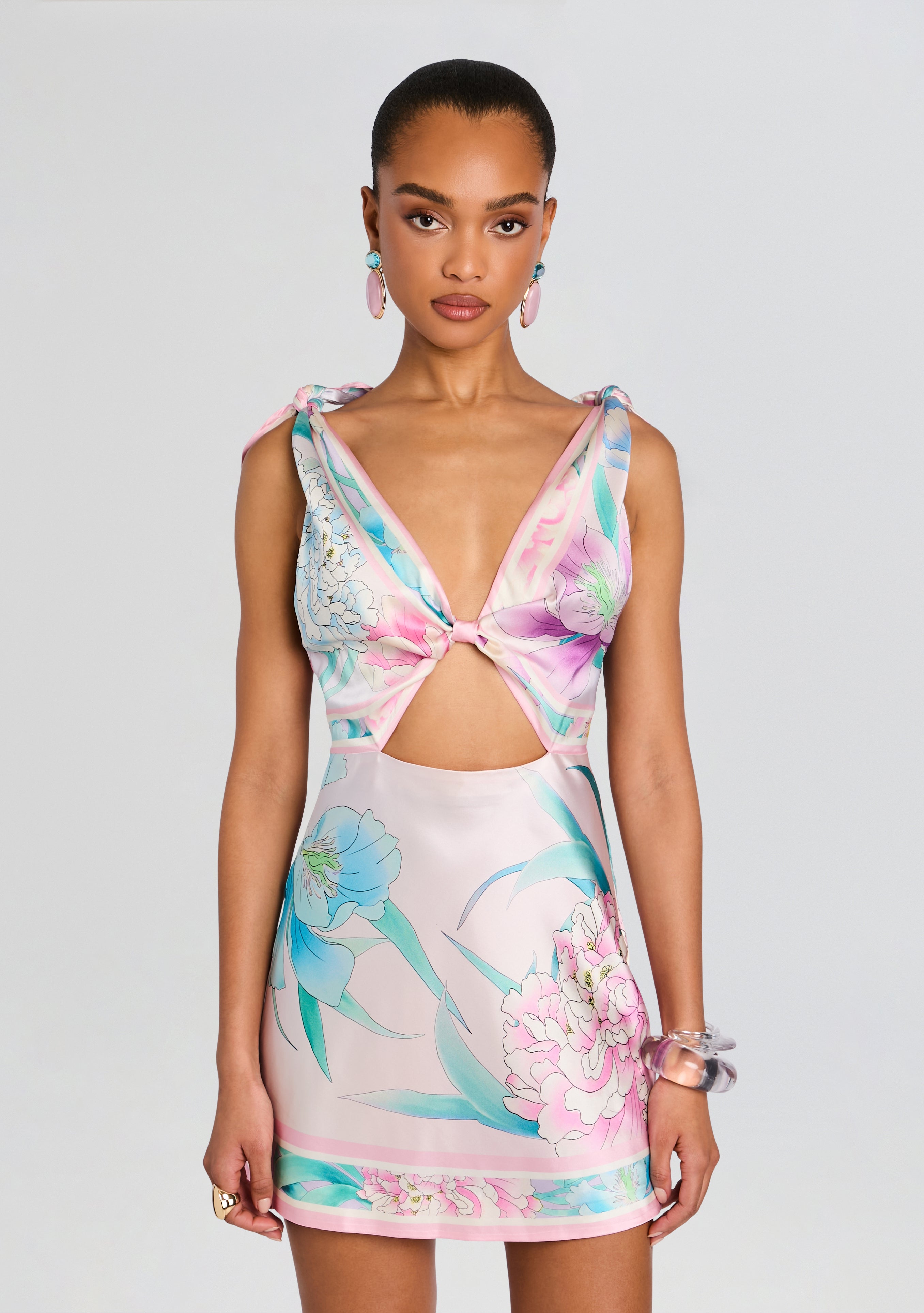 Icelyn Silk Dress