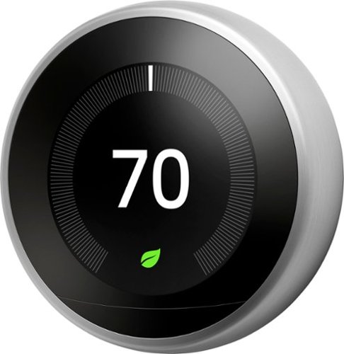 Nest Learning Smart Wifi Thermostat - Stainless Steel