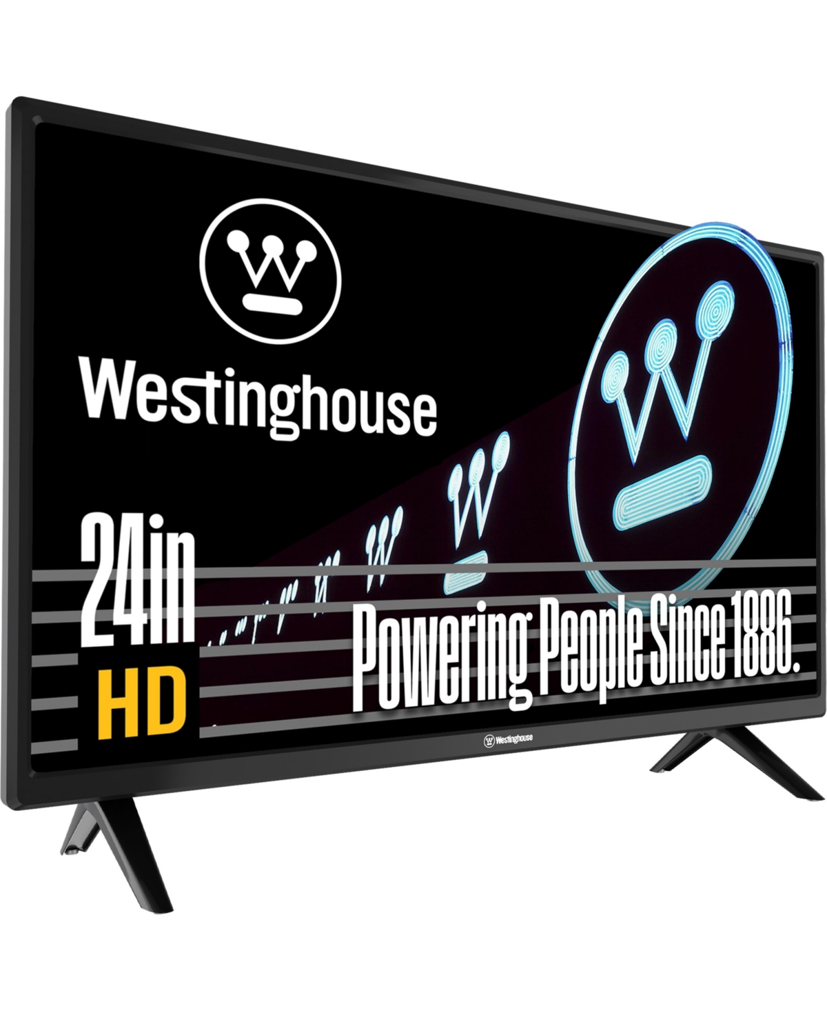 24" Hd Led Non-Smart Tv – Flat Screen with Hdmi, Usb, Vga & V-Chip Parental Controls, Works with Fire Stick, Roku, Apple Tv -