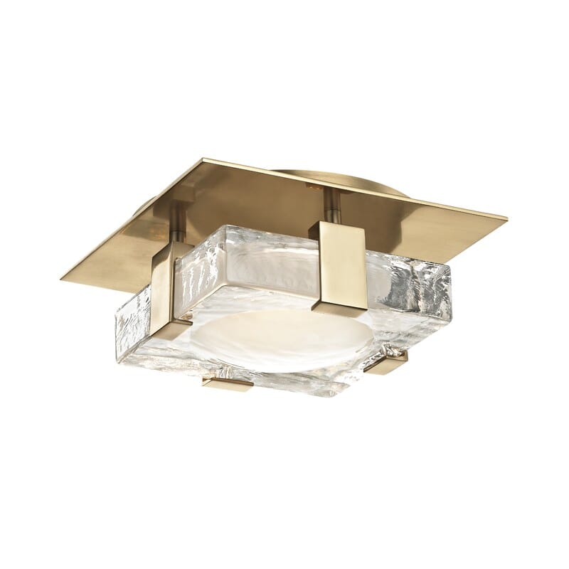 Bourne 8" Wall Sconce in Aged Bra
