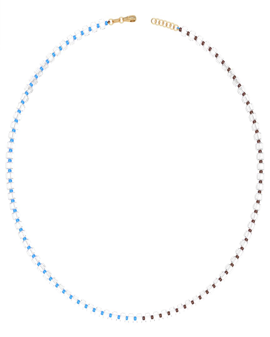 Bea Bongiasca 여성 Flower Funk 9K & Silver 201.60 Ct. Tw. Rock Crystal Beaded Necklace