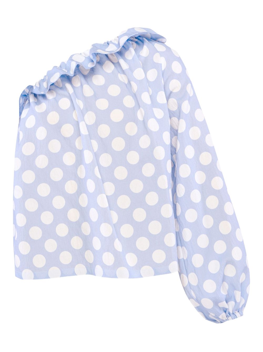 Polka-dot blouse - Blue
