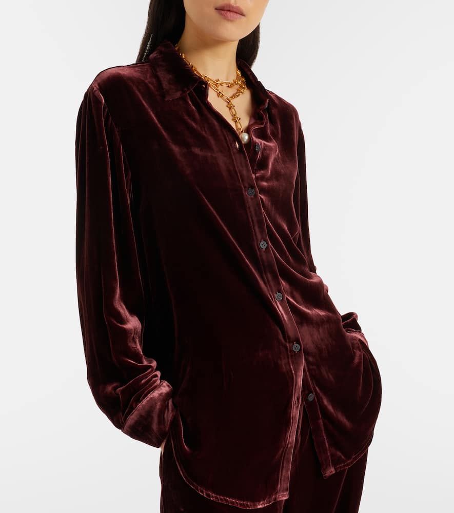 London velvet shirt