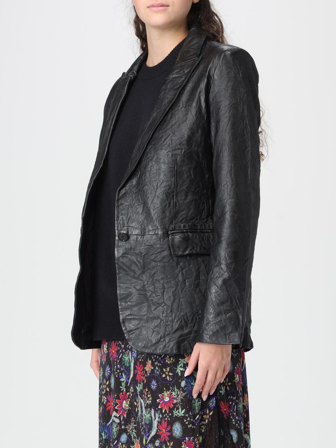 Verys Fróisse leather jacket - Brown
