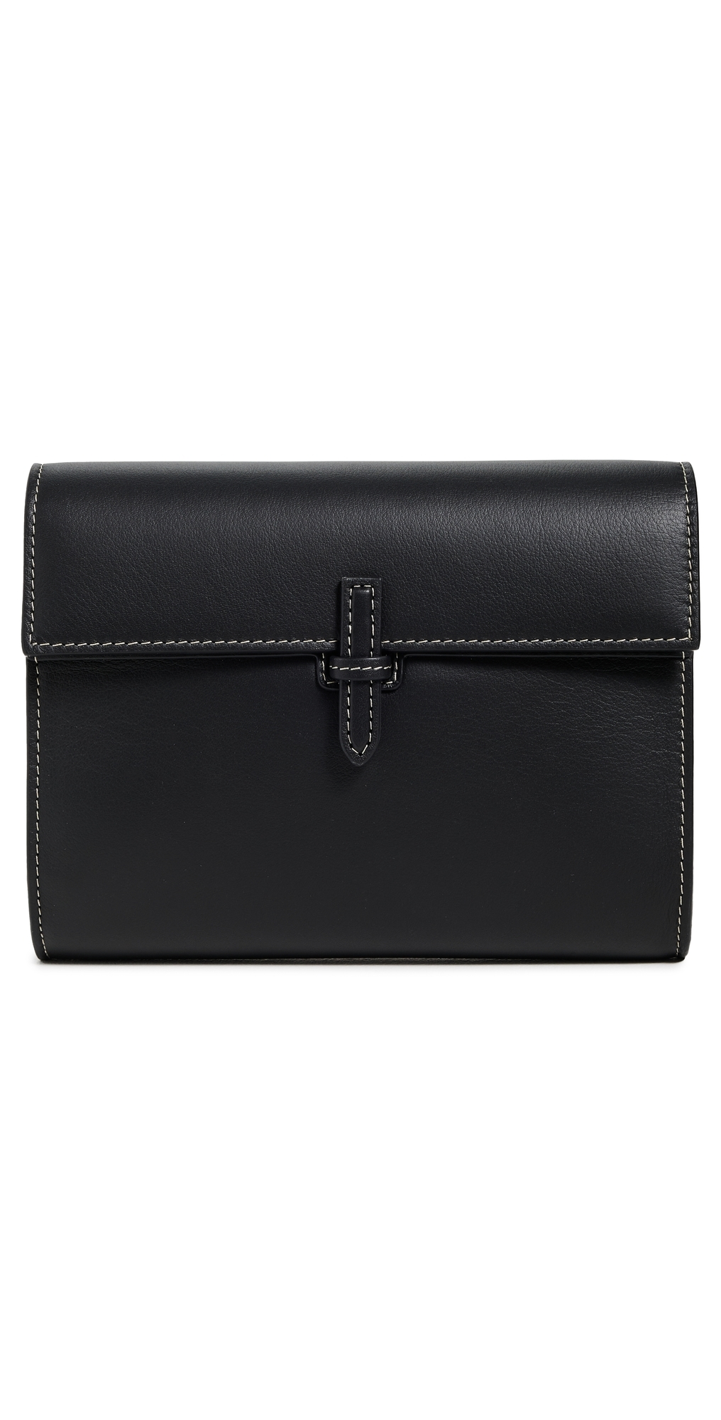 Hunting Season Small Soft Clutch in Nappa Black One Size