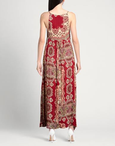 Woman Maxi dress Brick Size 6 Viscose