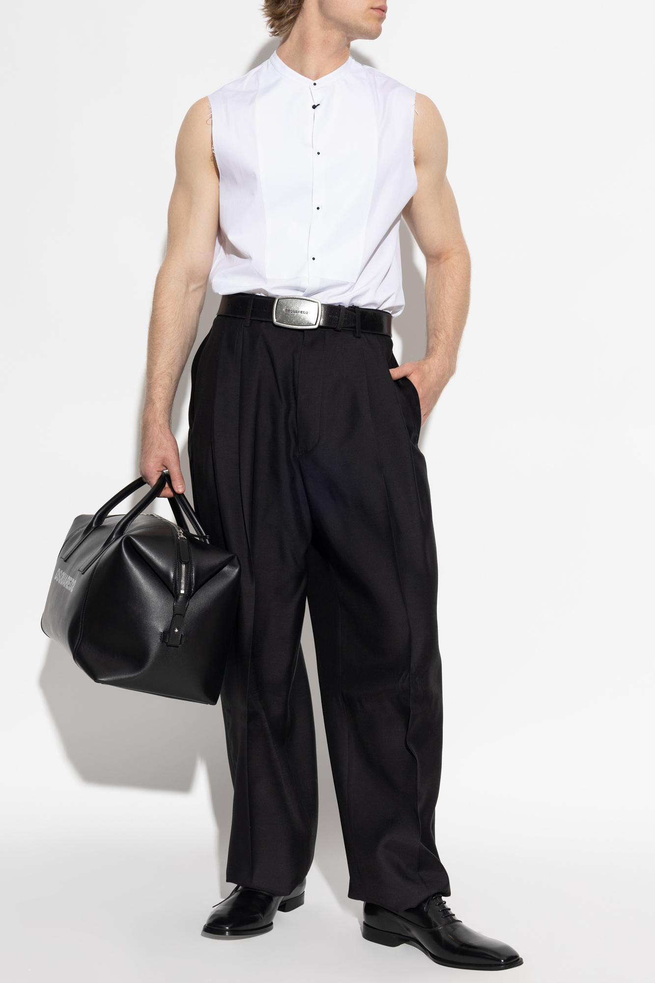 Dsquared2 Pants With Side Stripes, Men's, Black