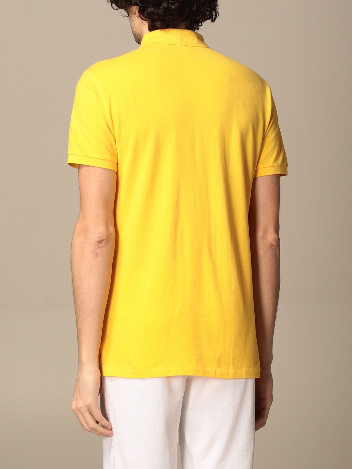 Cotton polo shirt with logo