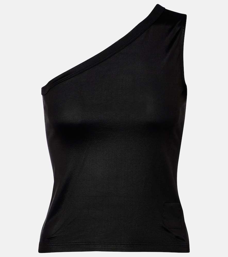 Ziggy one-shoulder jersey top