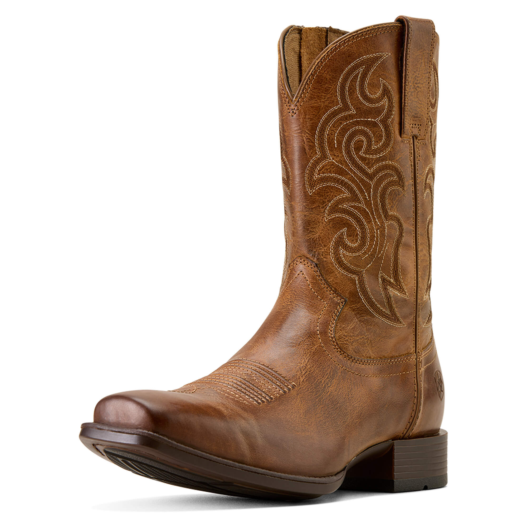 Men's Bodie Square Toe Western Boots in Honey Tan, D Medium Width, Size 7, by