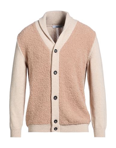 Man Cardigan Beige Size 42 Virgin Wool, Alpaca wool, Polyamide