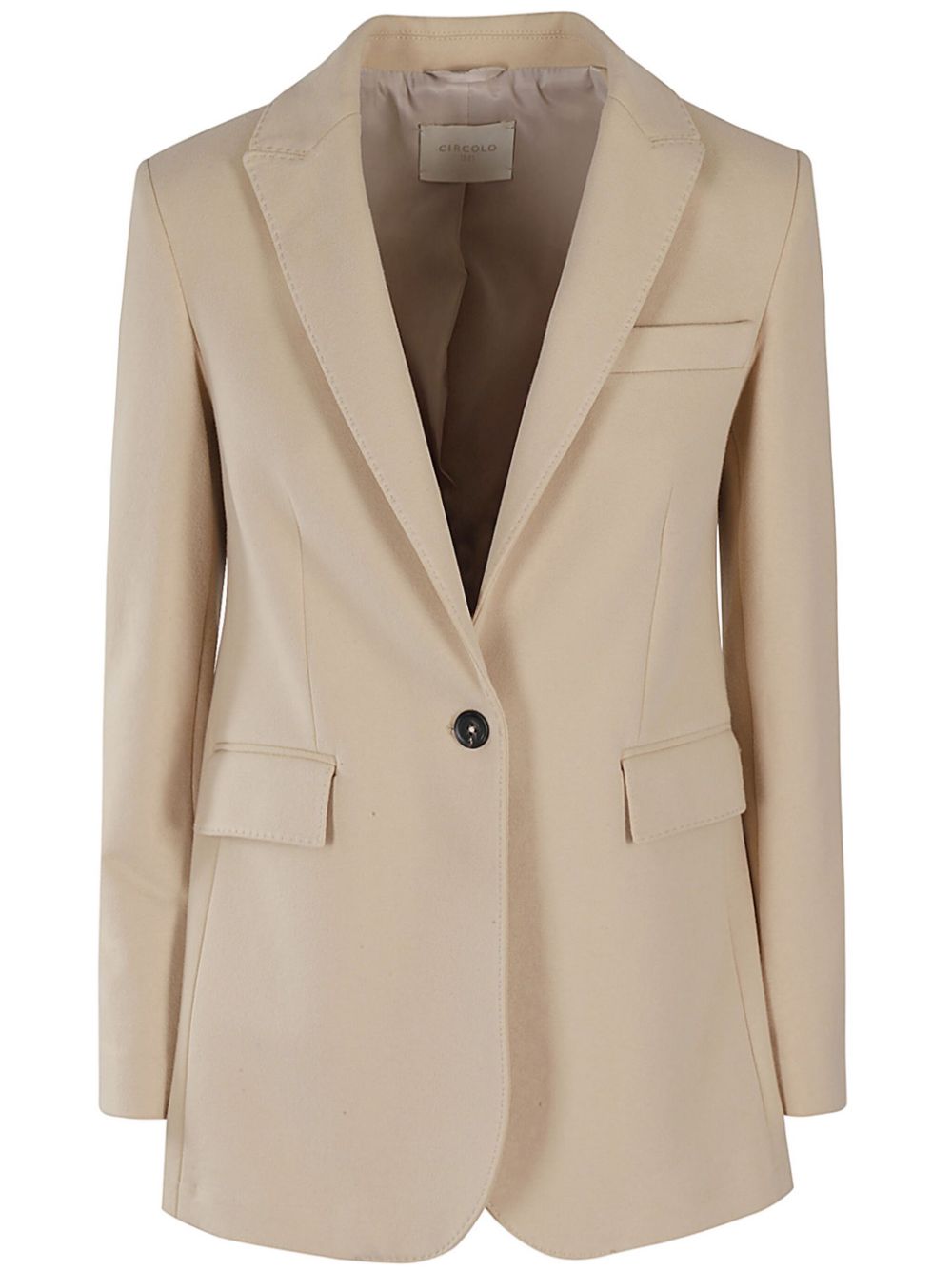 Cachemire blazer - Neutrals