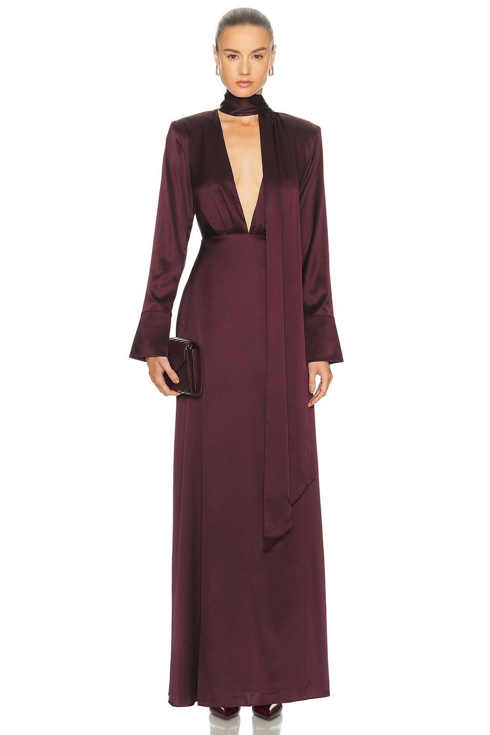 SRG Irina Dress in Cabernet. L also in M, S, XL