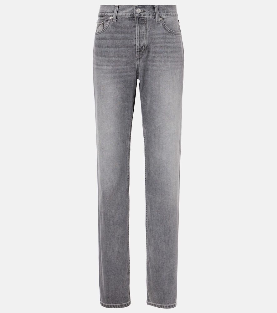 High-rise straight jeans