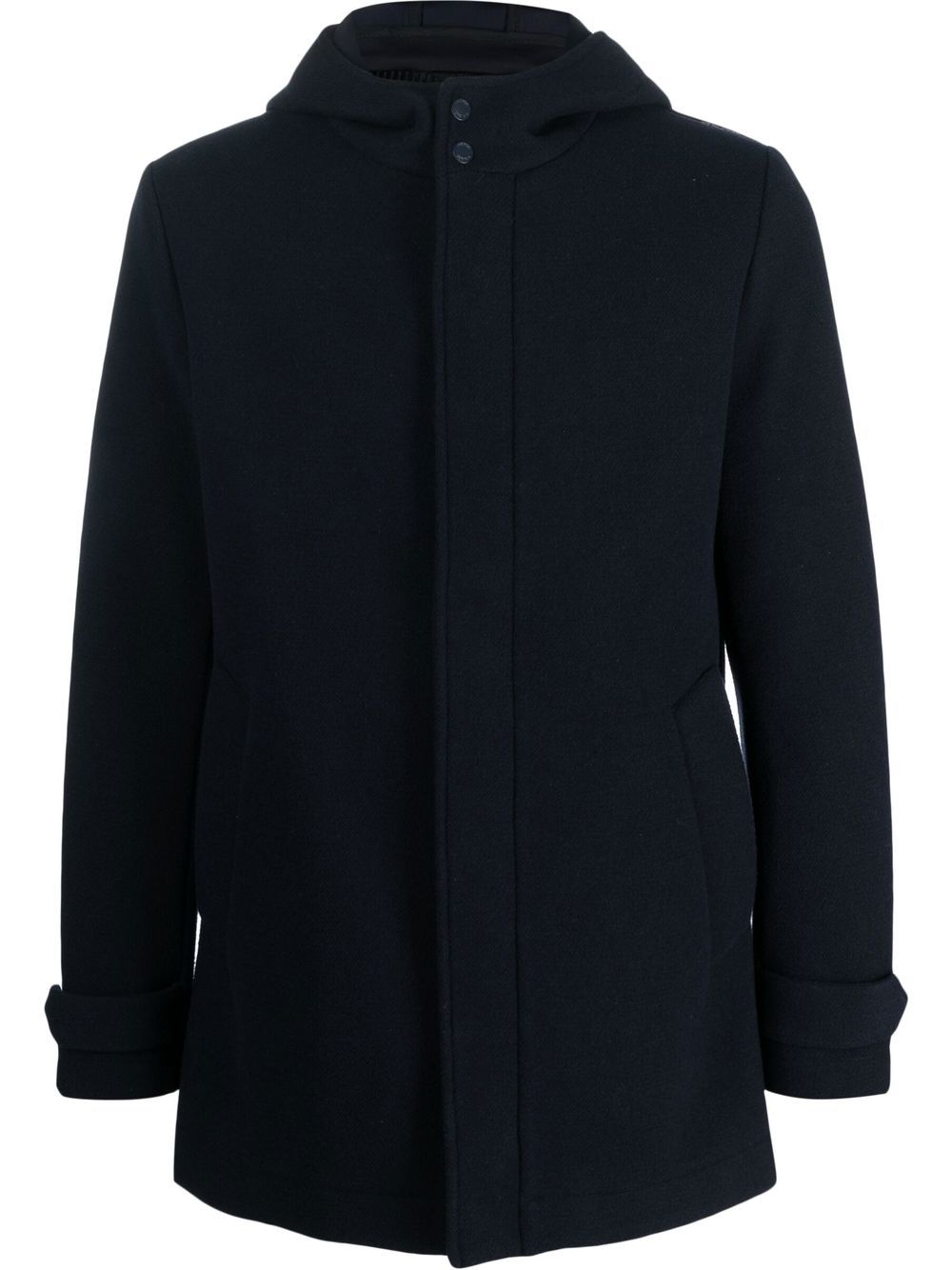 Zip-up hooded jacket - Blue