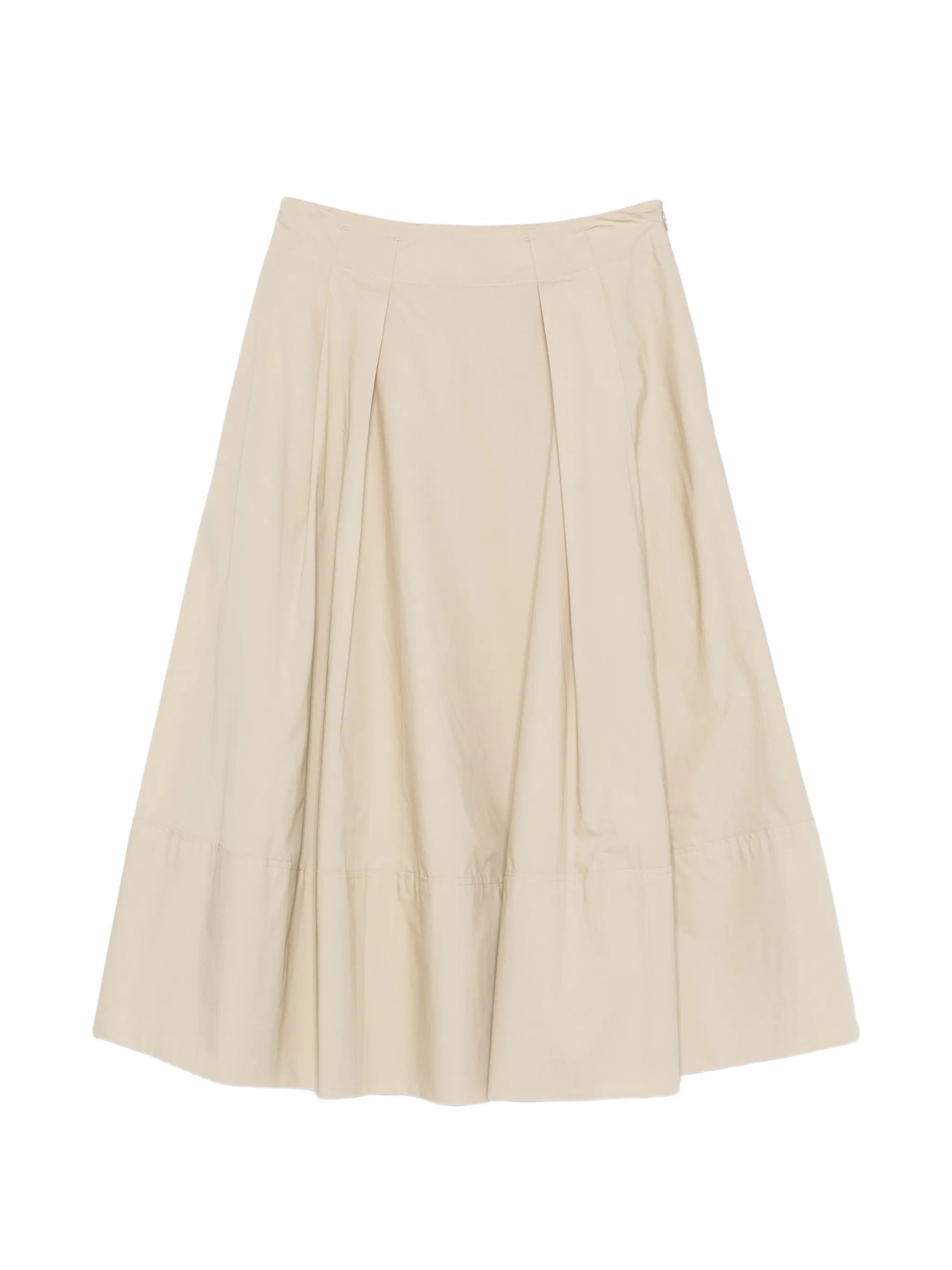 Mini Zip Closure Skirt with Two Pockets