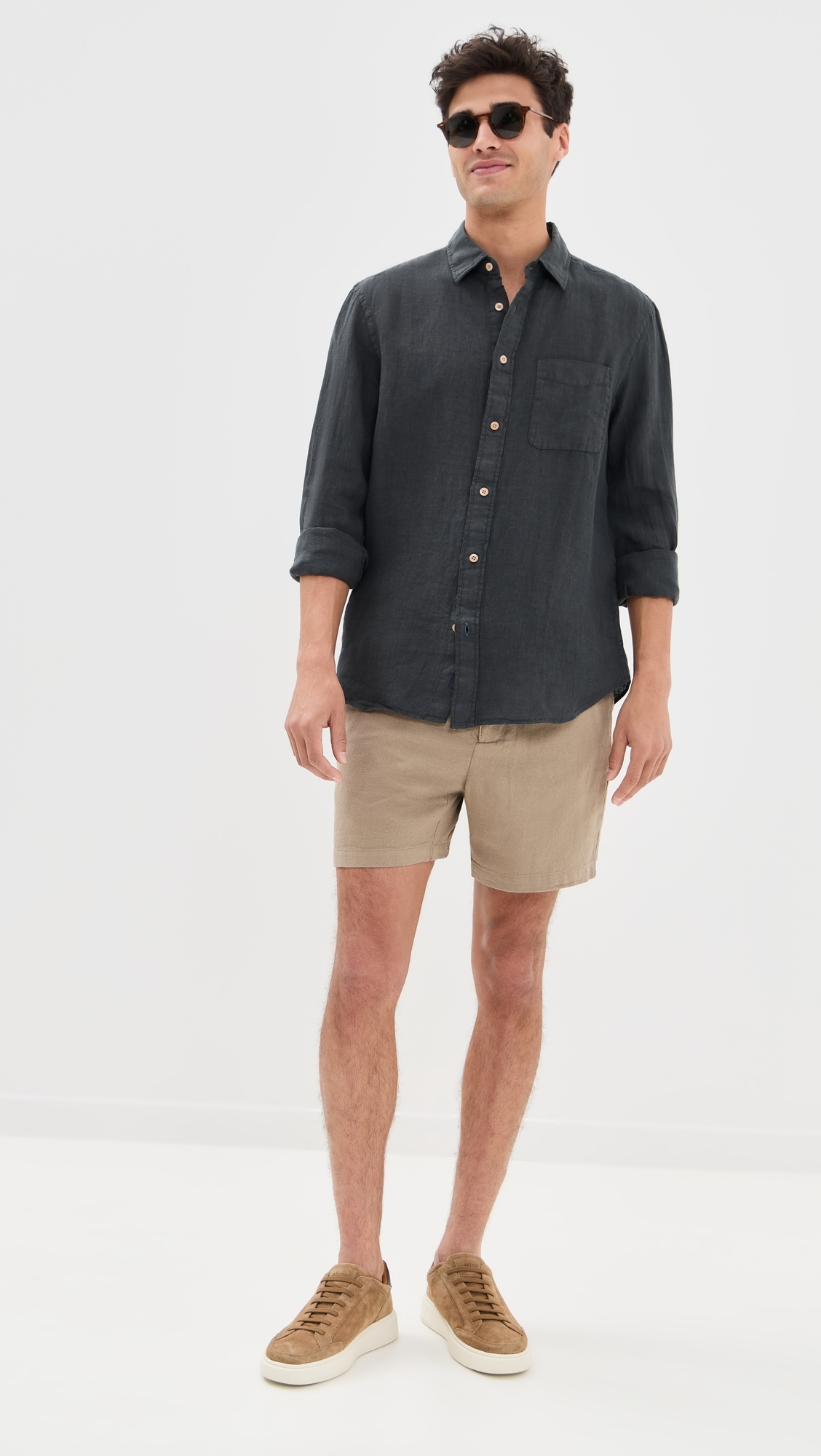 Laguna Linen Shirt Washed Black 