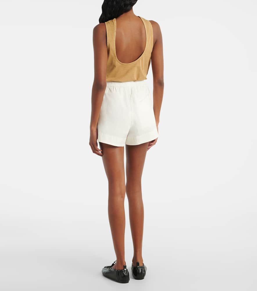 Cotton-blend shorts