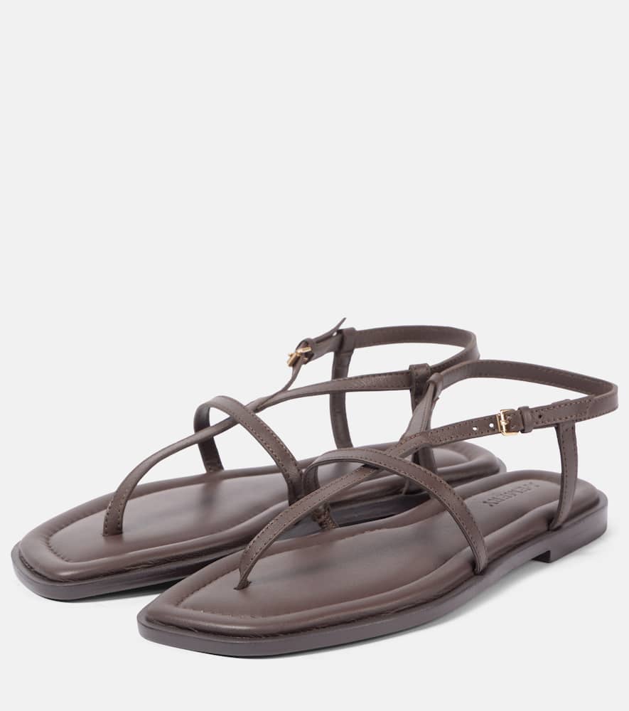 A. Emery Remly leather thong sandals