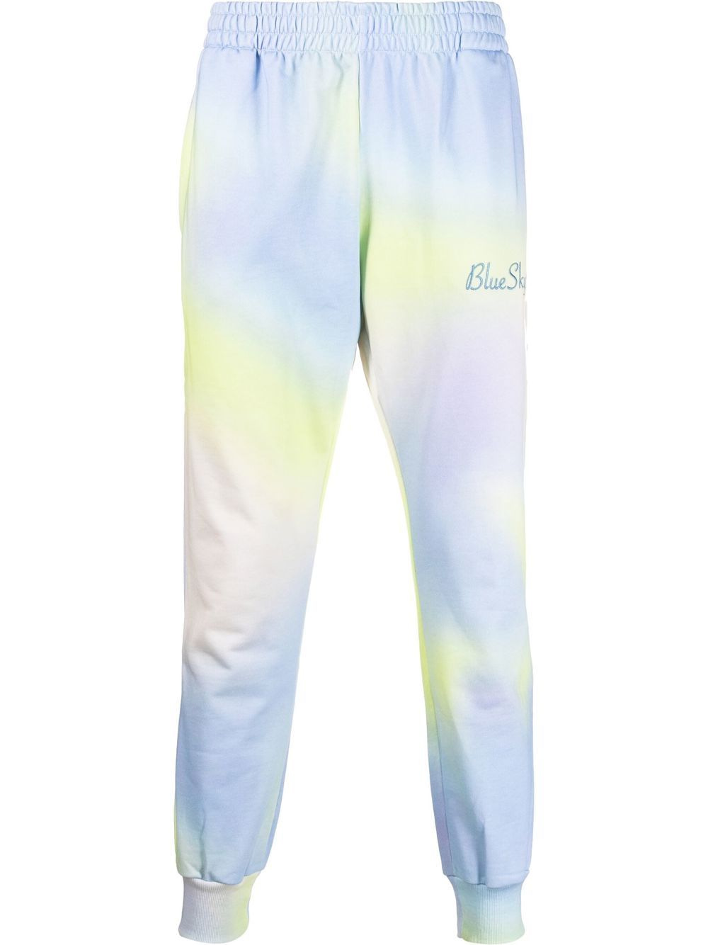 Tie-dye track pants - Yellow